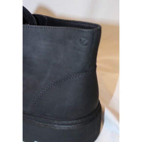 ECCO‎ MEN\'S GRAINER LACE UP LEATHER BOOTS BLACK NWOB EU 46 US 13 $225 main image 5